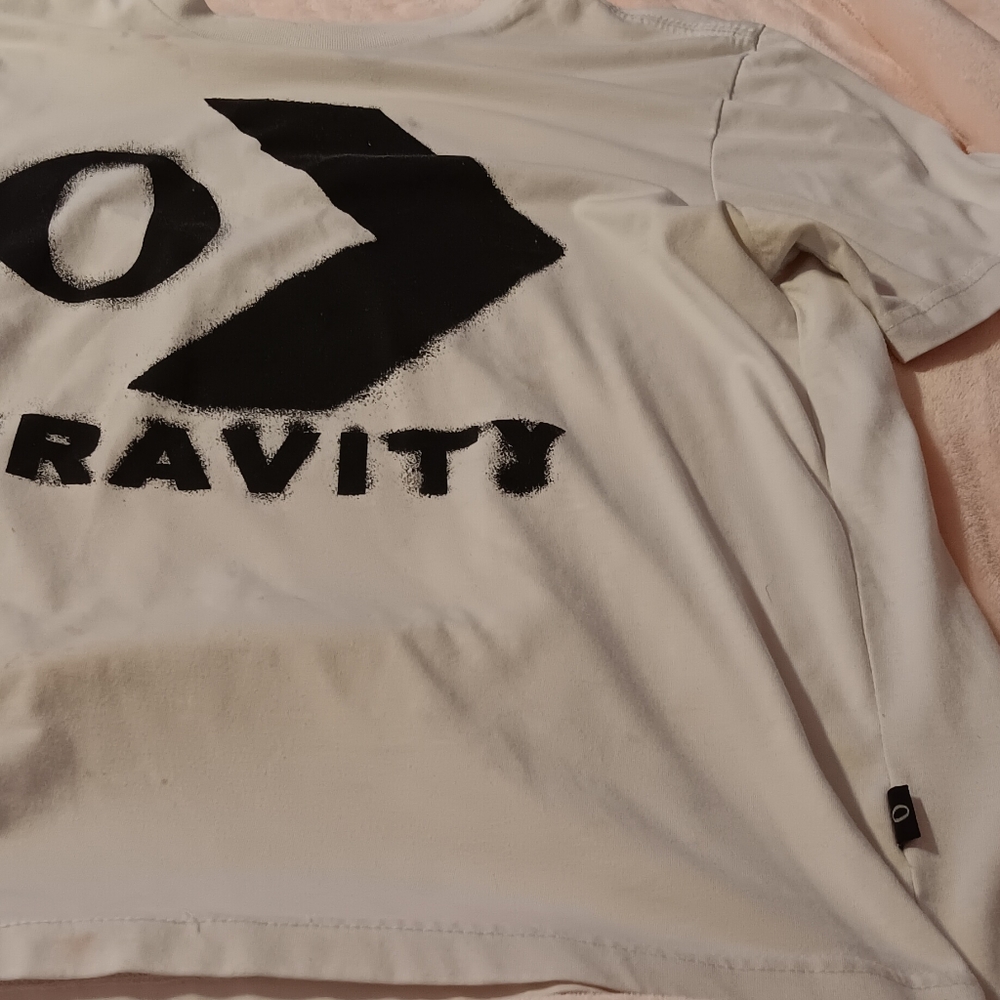 Gravity White and Black Men's Shirt